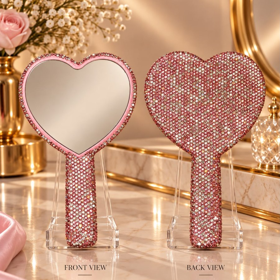 Heart Hand Mirror